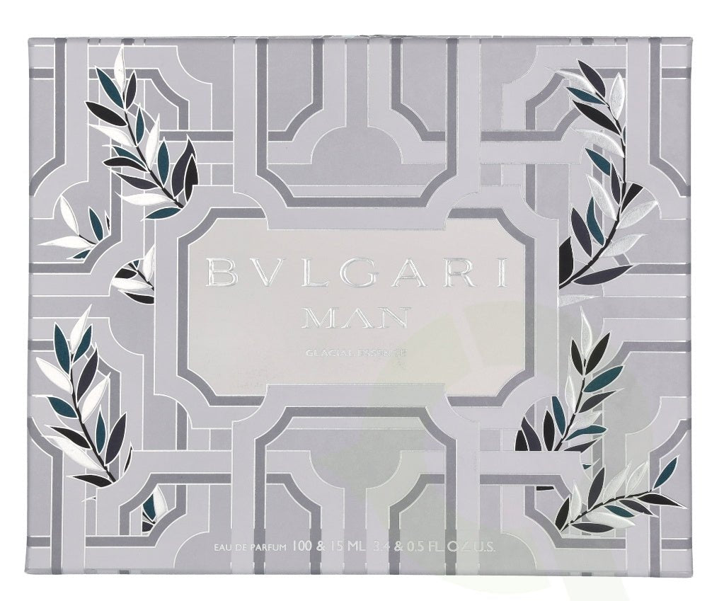 Bvlgari Man Glacial Essence Eau De Parfum Spray 100ml / 15ml - Fragrance London