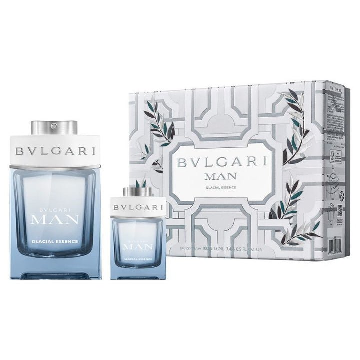 Bvlgari Man Glacial Essence Eau De Parfum Spray 100ml / 15ml - Fragrance London