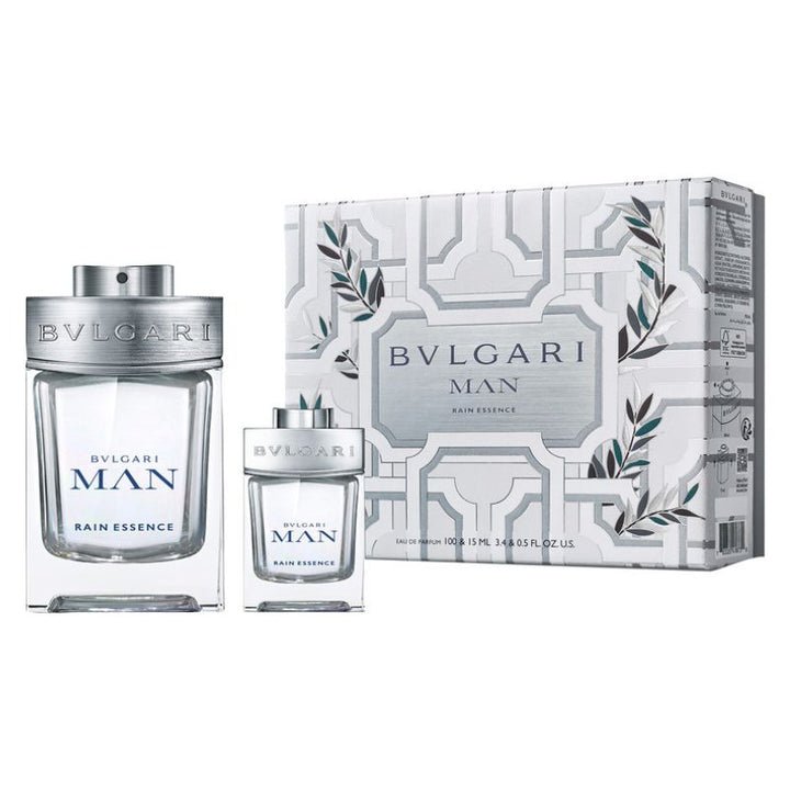 Bvlgari Man Rain Essence Eau De Parfum Spray 100ml / 15ml - Fragrance London