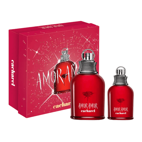 Cacharel Amor Amor Gift Set (Eau De Toilette 100ml + Eau De Toilette 30ml) - Fragrance London