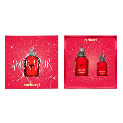 Cacharel Amor Amor Gift Set (Eau De Toilette 100ml + Eau De Toilette 30ml) - Fragrance London