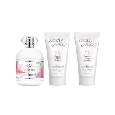 Cacharel Anais Anais Eau De Toilette Spray 100ml / Body Lotion 50ml x2 - Fragrance London