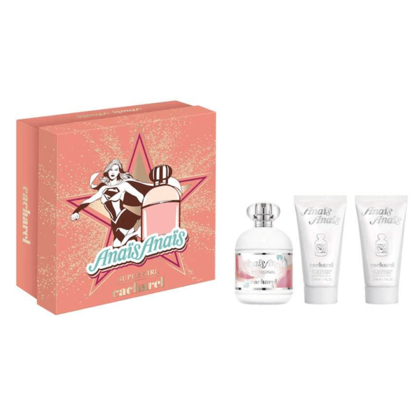 Cacharel Anais Anais Gift Set (Eau De Toilette 100ml + Body Lotion 50ml x2) - Fragrance London