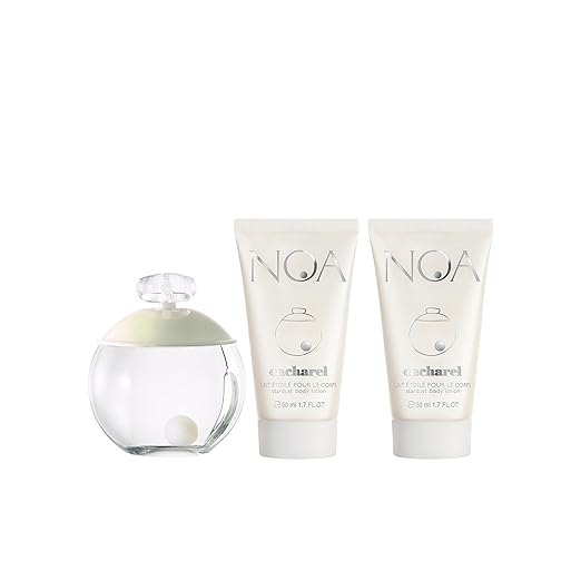 Cacharel Noa Gift Set (Eau De Toilette 100ml + Body Lotion 50ml x2) - Fragrance London