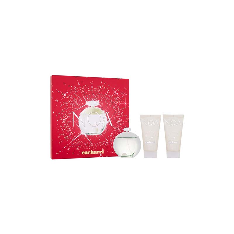 Cacharel Noa Gift Set (Eau De Toilette 100ml + Body Lotion 50ml x2) - Fragrance London