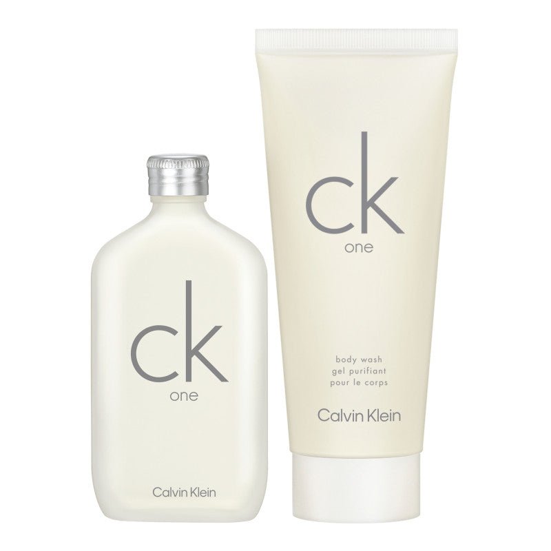 Calvin Klein CK One Gift Set (Eau De Toilette Spray 50ml + Shower Gel 100ml) - Fragrance London