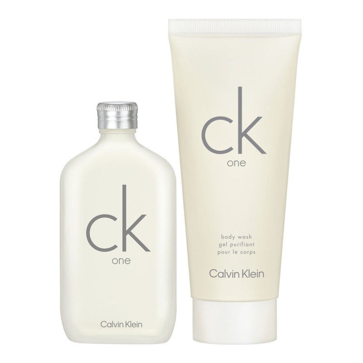 Calvin Klein CK One Gift Set (Eau De Toilette Spray 50ml + Shower Gel 100ml) - Fragrance London