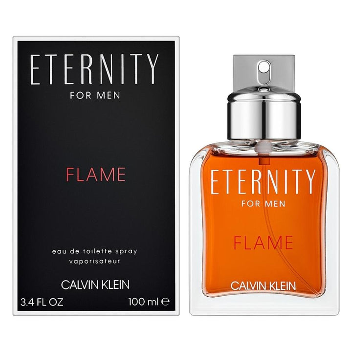 Calvin Klein Eternity Flame For Men Eau de Toilette Spray 100ml - Fragrance London