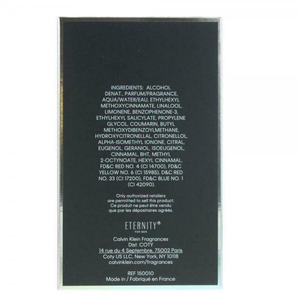 Calvin Klein Eternity Flame For Men Eau de Toilette Spray 100ml - Fragrance London