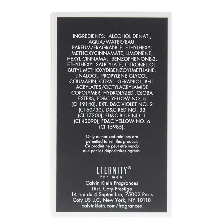 Calvin Klein Eternity for Men Intense Eau De Toilette Spray 30ml - Fragrance London