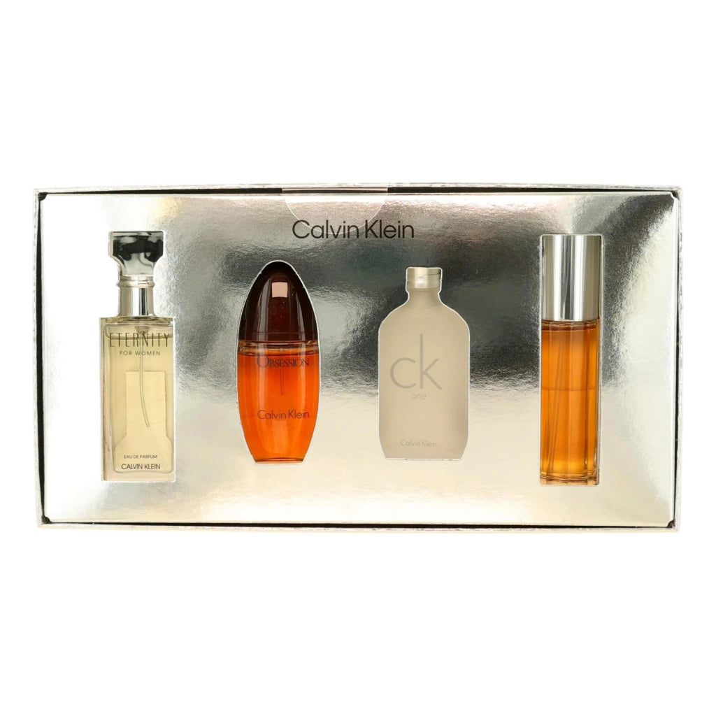Calvin Klein Ladies Miniature Gift Set (4 x 15ml) - Fragrance London