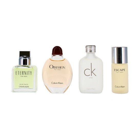 Calvin Klein Men Mini Set (4 x 15ml Eau De Toilette) - Fragrance London