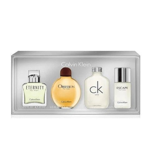 Calvin Klein Men Mini Set (4 x 15ml Eau De Toilette) - Fragrance London