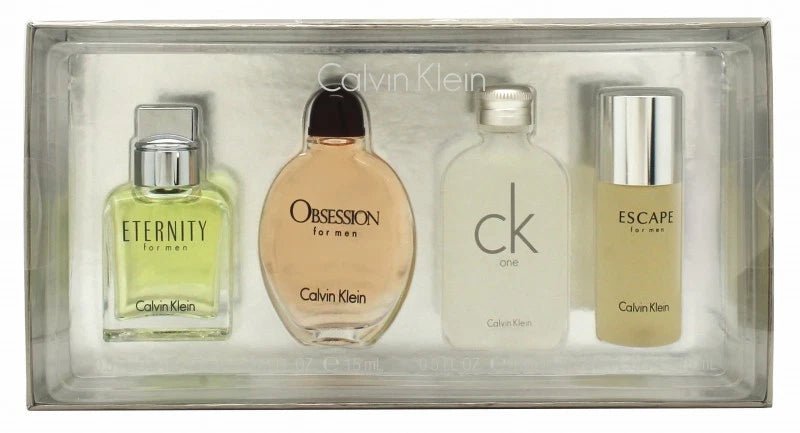 Calvin Klein Men Miniature Gift Set (Eau De Toilette 15ml x4) - Fragrance London