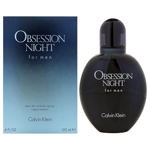 Calvin Klein Obsession Night For Men Eau de Toilette Spray 125ml - Fragrance London