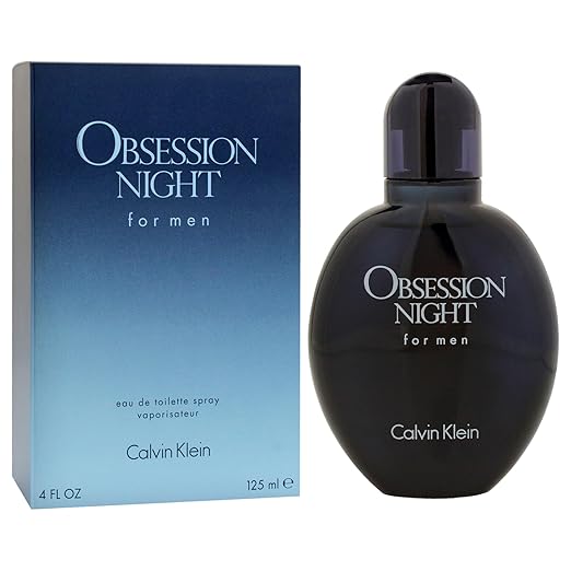 Calvin Klein Obsession Night For Men Eau de Toilette Spray 125ml - Fragrance London