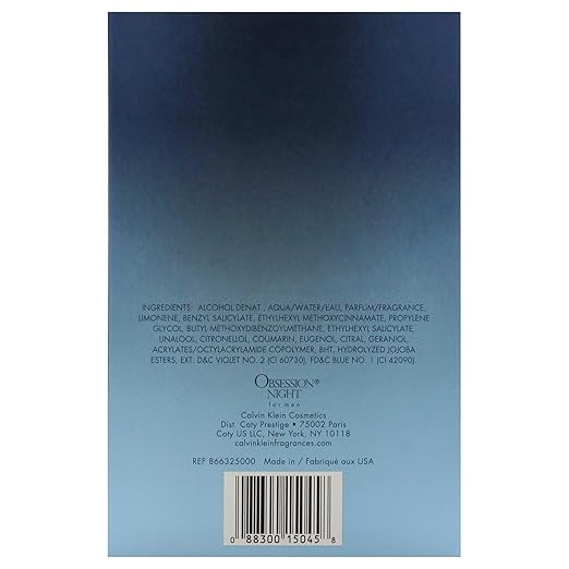 Calvin Klein Obsession Night For Men Eau de Toilette Spray 125ml - Fragrance London