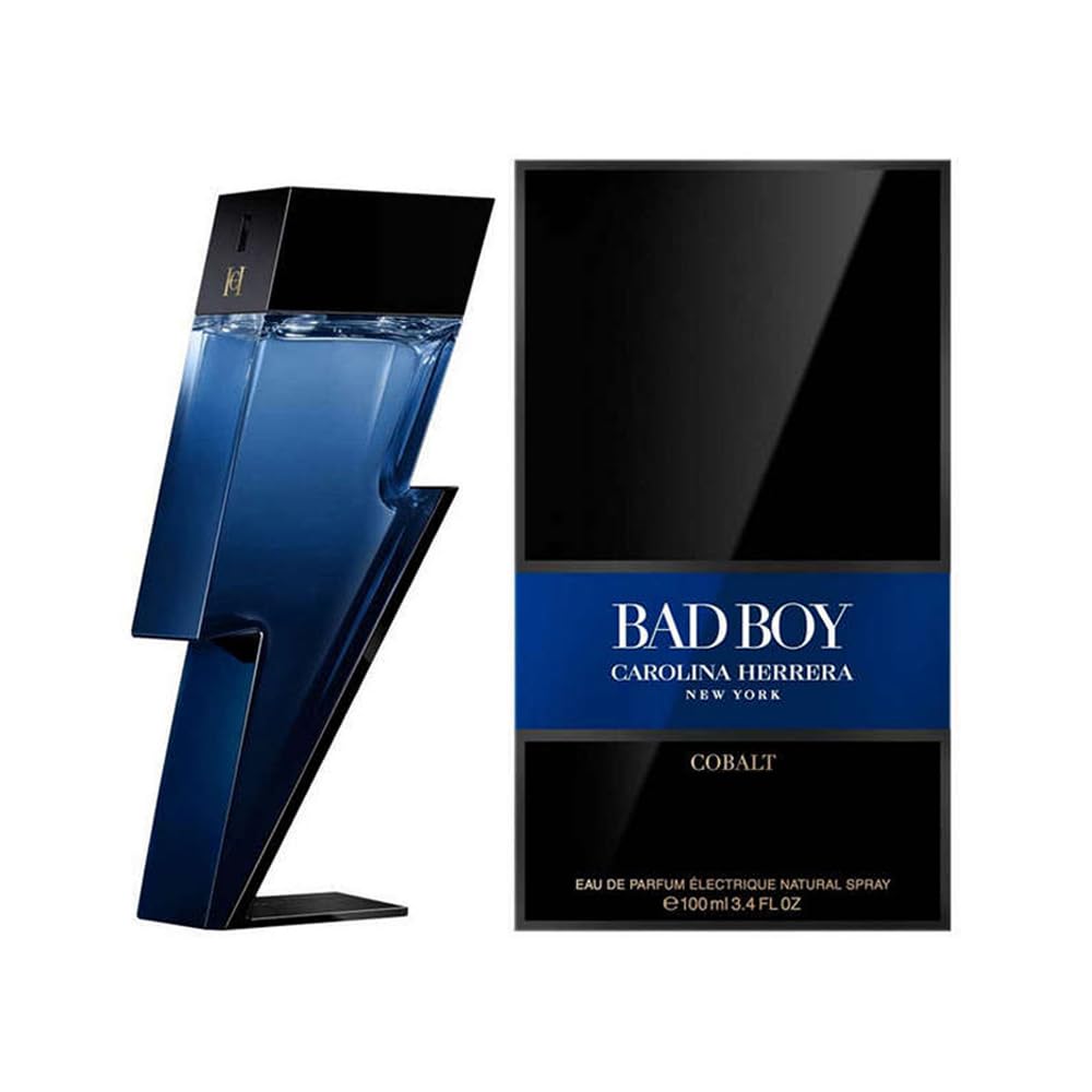 Carolina Herrera Bad Boy Cobalt Eau De Parfum Spray 100ml - Fragrance London
