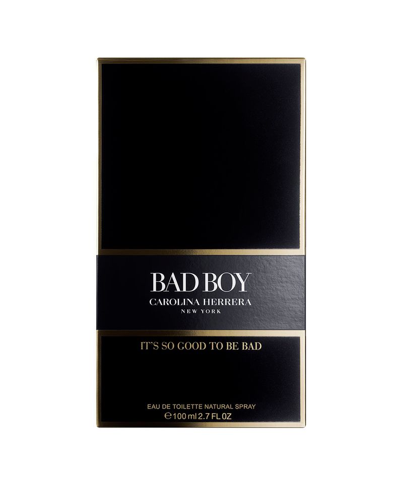 Carolina Herrera Bad Boy Eau de Toilette Spray 100ml - Fragrance London