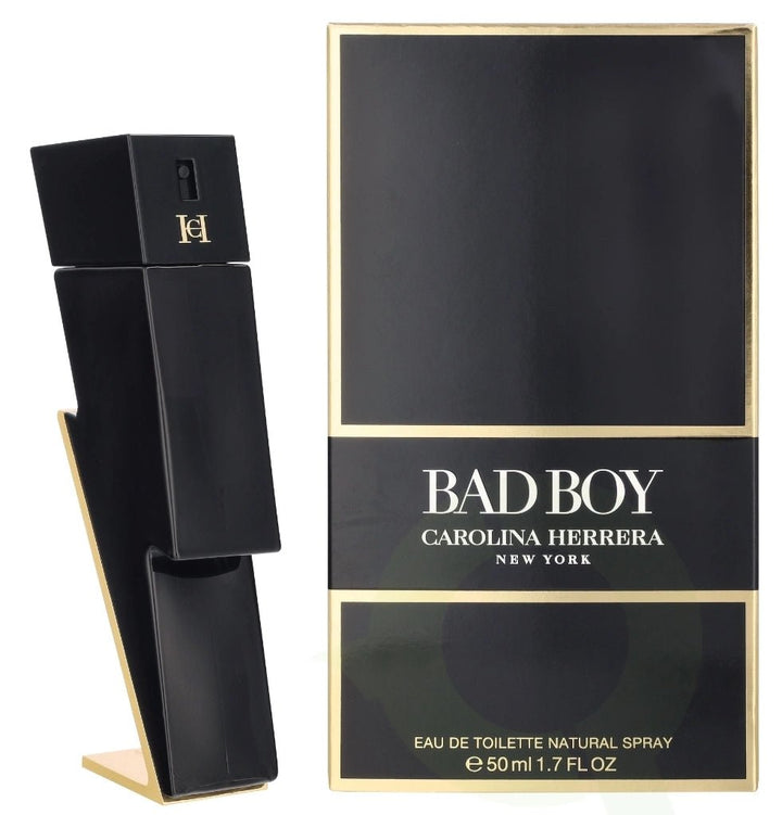 Carolina Herrera Bad Boy Eau De Toilette Spray 50ml - Fragrance London