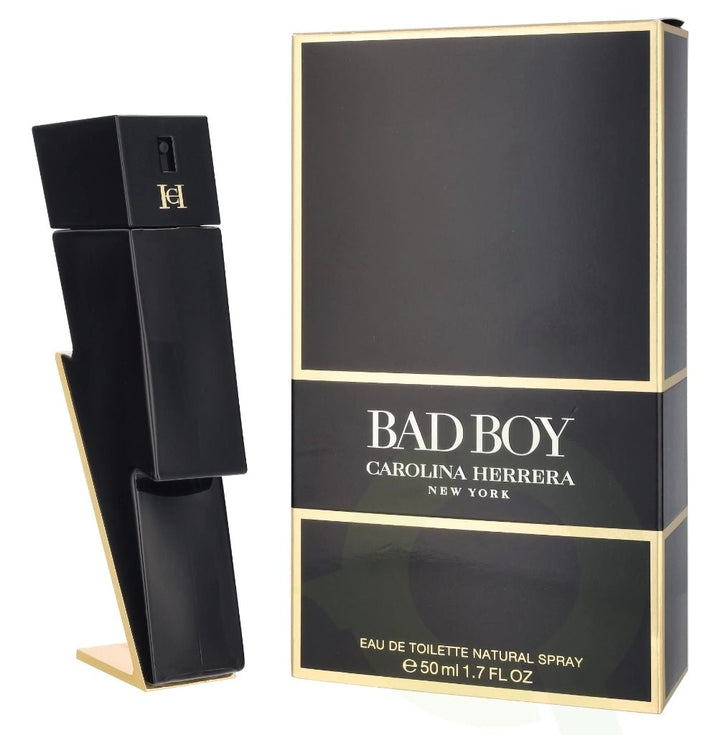 Carolina Herrera Bad Boy Eau De Toilette Spray 50ml - Fragrance London