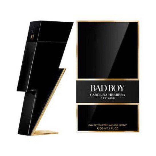 Carolina Herrera Bad Boy Eau De Toilette Spray 50ml - Fragrance London