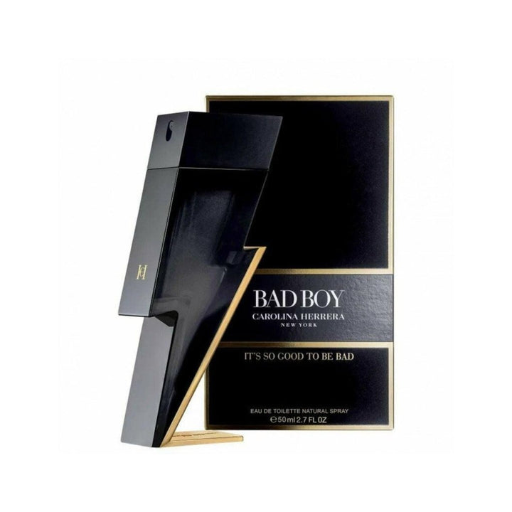 Carolina Herrera Bad Boy Eau De Toilette Spray 50ml - Fragrance London