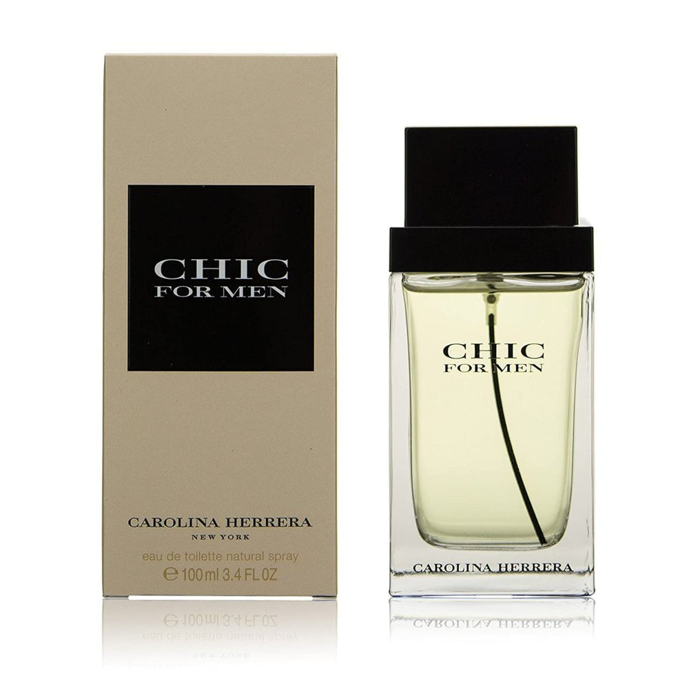 Carolina Herrera Chic For Men Eau De Toilette Spray 100ml - Fragrance London