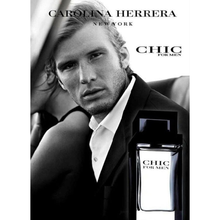 Carolina Herrera Chic For Men Eau De Toilette Spray 100ml - Fragrance London