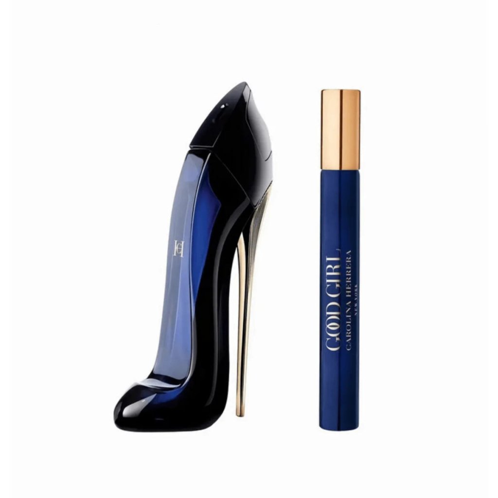 Carolina Herrera Good Girl Gift Set (Eau De Parfum 80ml + Eau De Parfum 10ml) - Fragrance London