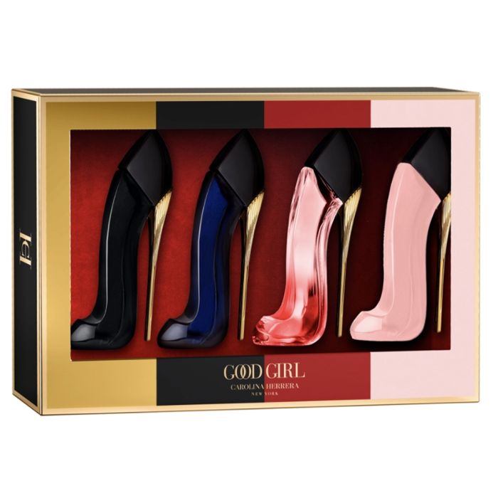 Carolina Herrera Good Girl Miniature Gift Set (4 x 7ml Eau De Parfum) - Fragrance London