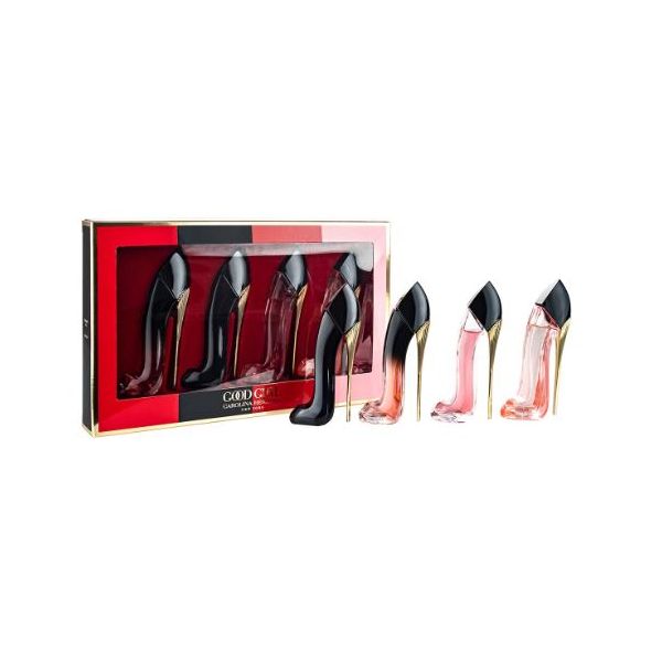 Carolina Herrera Good Girl Miniature Gift Set (4 x 7ml Eau De Parfum) - Fragrance London