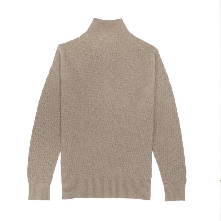 Cashmere Polo Club Atlas Men’s Half Zip Neck Jumper - 100% Cashmere - Fragrance London