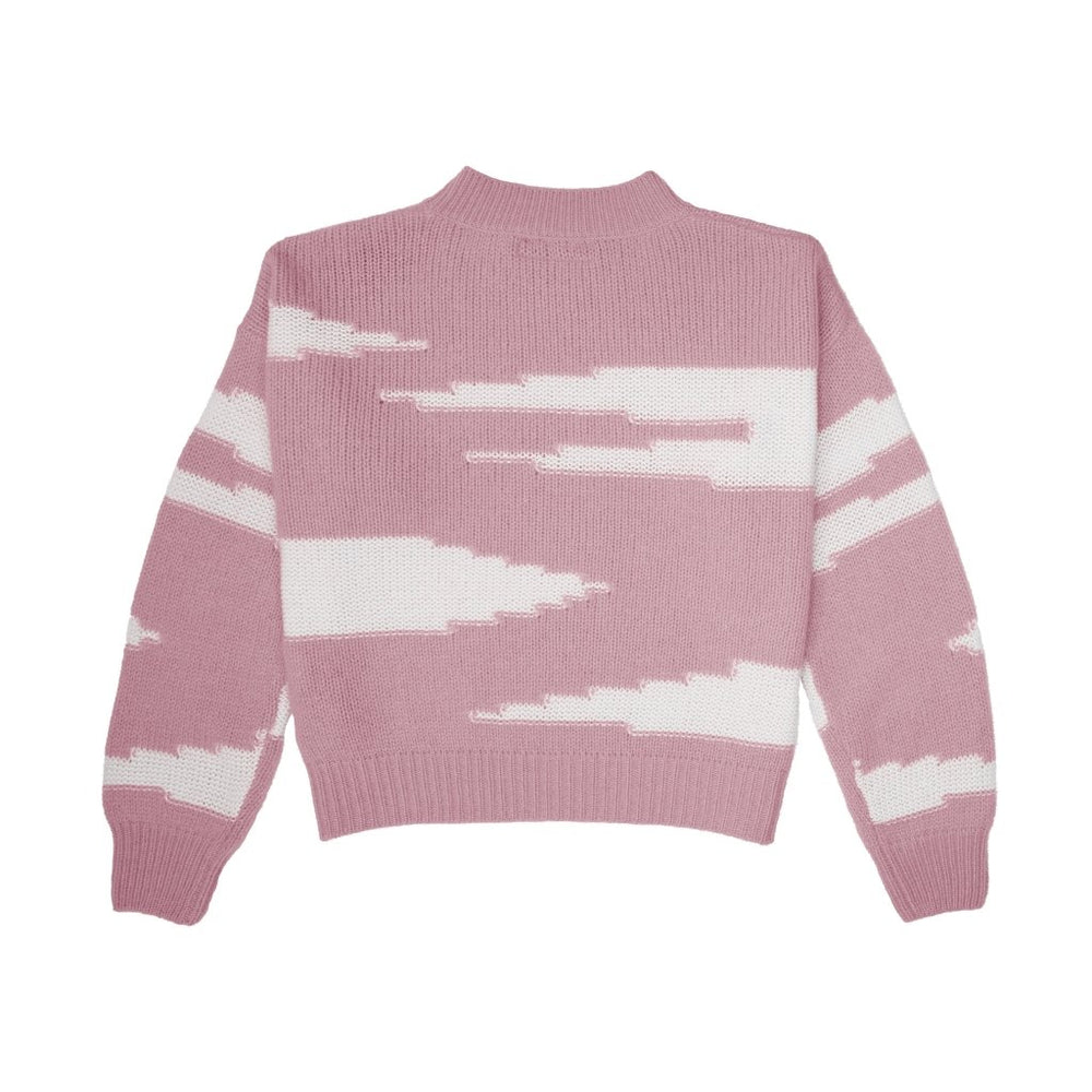 Cashmere Polo Club Zuri Ladies Round Neck Pullover Intarsia Knit - 100% Cashmere - Fragrance London