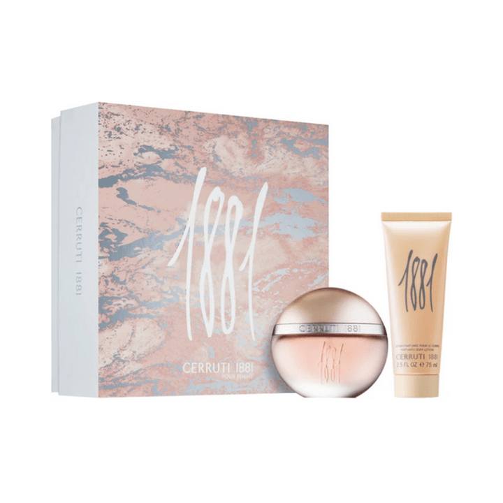 Cerruti 1881 Femme Gift Set (Eau De Toilette Spray 50ml + Body Lotion 75ml) - Fragrance London