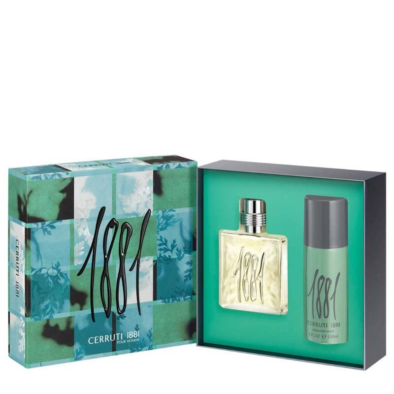 Cerruti 1881 Pour Homme Gift Set (Eau De Toilette Spray 100ml + Deodorant Spray 150ml) - Fragrance London