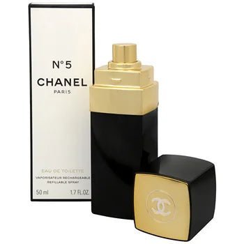 Chanel No 5 Rechargeable Eau De Toilette Spray 50ml - Fragrance London