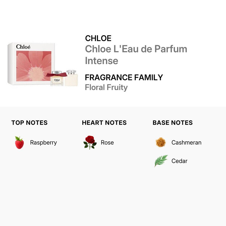 Chloe L'Eau De Parfum Intense Eau De Parfum Spray 50ml / Body Lotion 100ml - Fragrance London