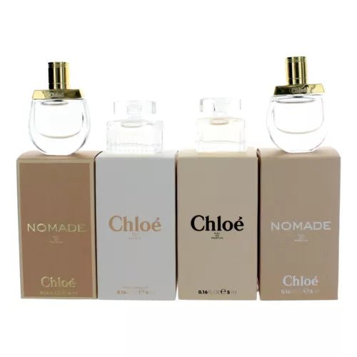 Chloe Mini Gift Set (Eau De Parfum Spray 2x5ml + Eau De Toilette Spray 2x5ml) - Fragrance London