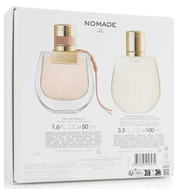 Chloé Nomade Gift Set (Eau De Parfum 50ml + Body Lotion 100ml) - Fragrance London