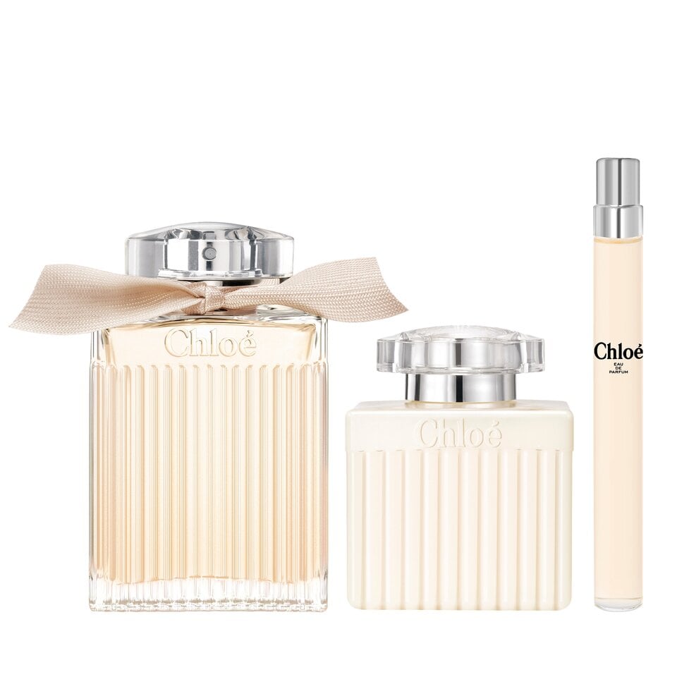 Chloe Signature Gift Set (Eau De Parfum Spray 100ml + Body Lotion 100ml + Eau De Parfum 10ml) - Fragrance London