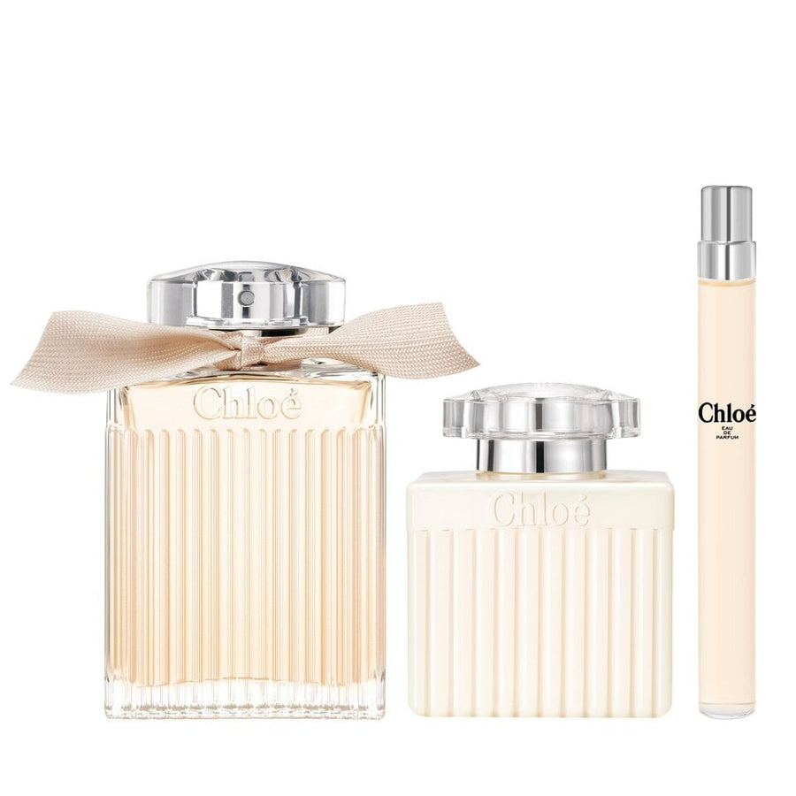 Chloe Signature Gift Set (Eau De Parfum Spray 100ml + Body Lotion 100ml + Eau De Parfum 10ml) - Fragrance London