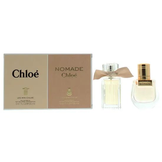 Chloe Signature & Nomade Miniature Gift Set (Eau De Parfum 20ml + Eau De Parfum 20ml) - Fragrance London