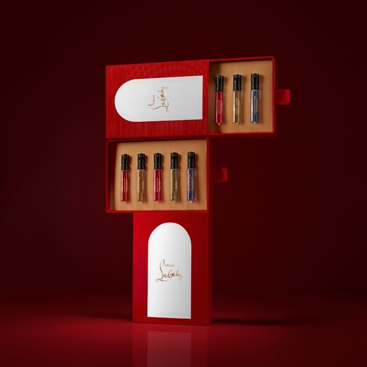 Christian Louboutin Mini Set (Cuir Fetiche Eau De Parfum 2ml + Ebene Fetiche Eau De Parfum 2ml + Rose Fetiche Eau De Parfum 2ml) - Fragrance London