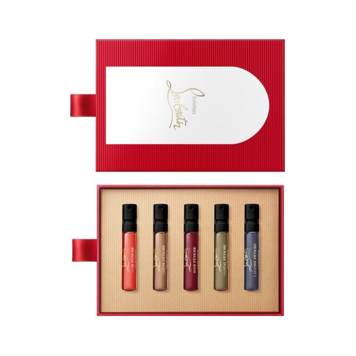 Christian Louboutin Mini Set (Cuir Fetiche Eau De Parfum 2ml + Ebene Fetiche Eau De Parfum 2ml + Rose Fetiche Eau De Parfum 2ml) - Fragrance London