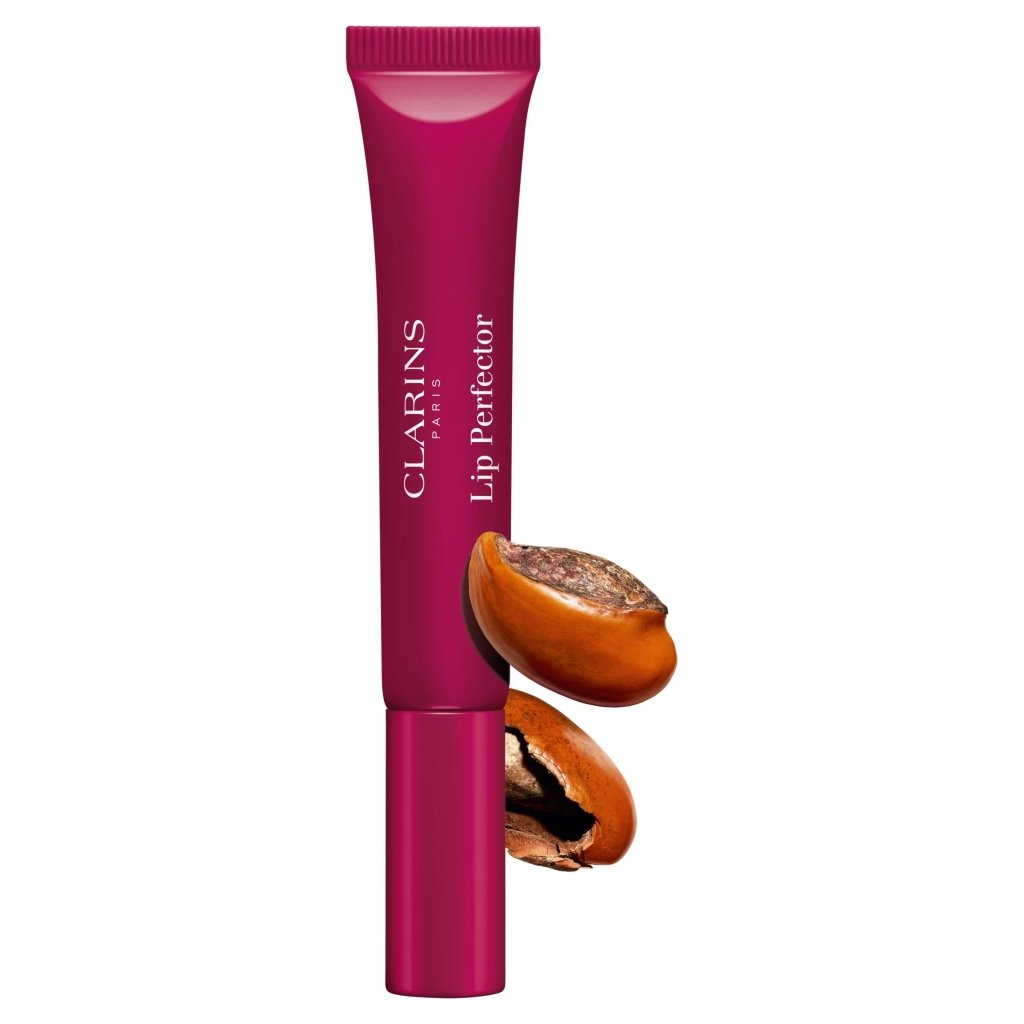 Clarins Natural Lip Perfector Gloss 08 Plum Shimmer 12ml - Fragrance London