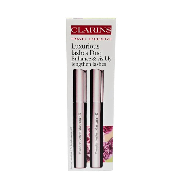Clarins Wonder Perfect 4D Mascara Duo Set - Fragrance London