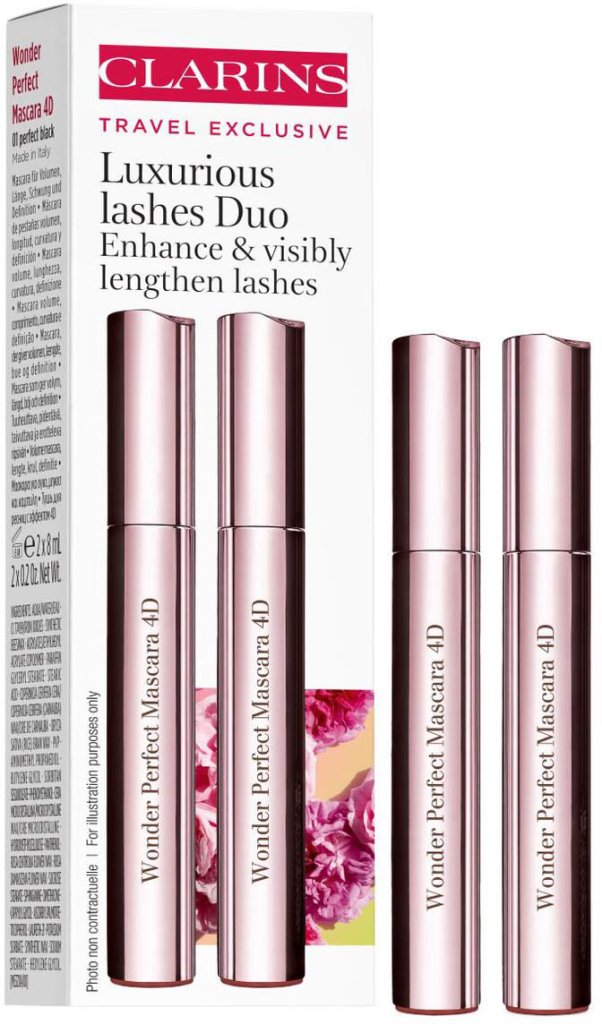 Clarins Wonder Perfect 4D Mascara Duo Set - Fragrance London