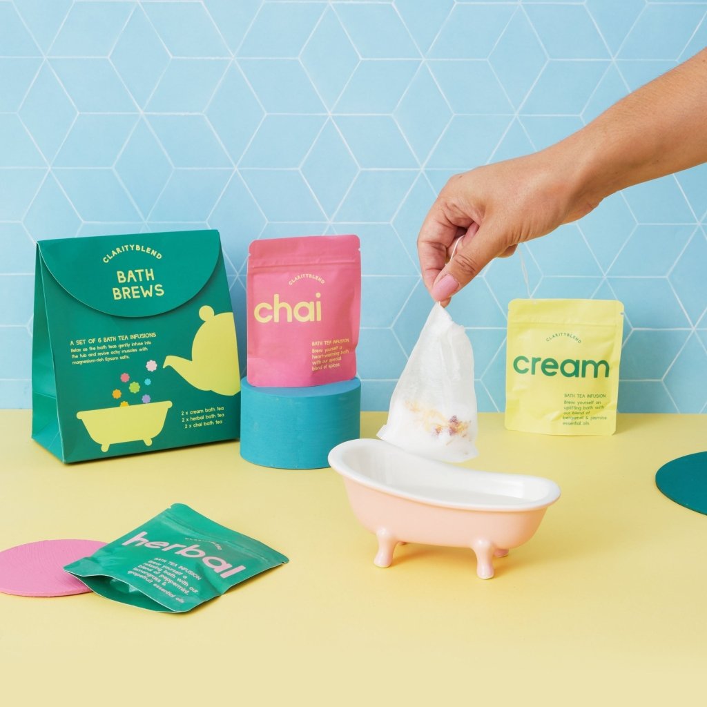 Clarity Blend Bath Brews Gift Set - Fragrance London