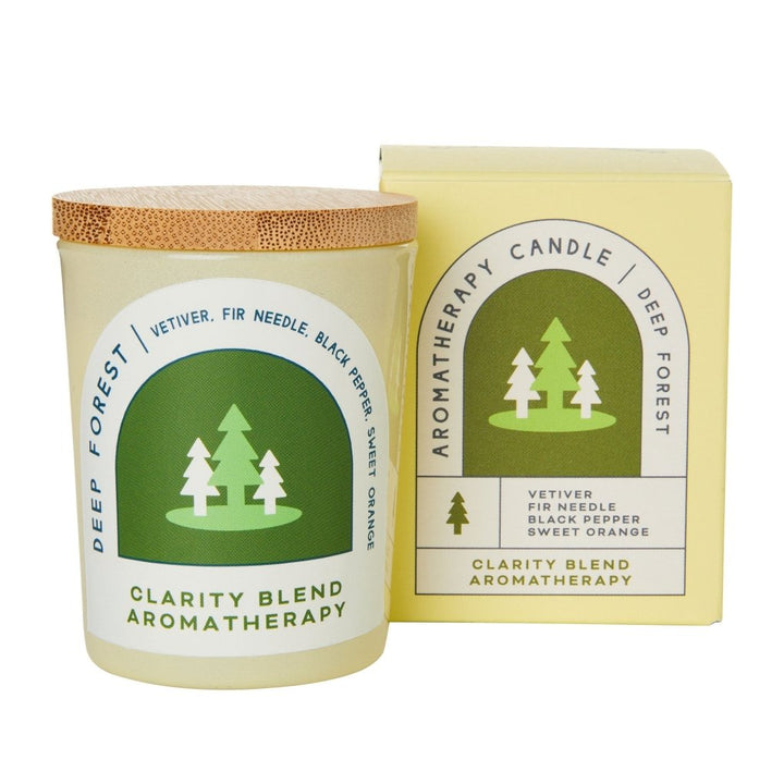 Clarity Blend Deep Forest aromatherapy candle (90g) - Fragrance London